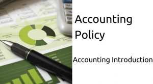 Change in accounting policy