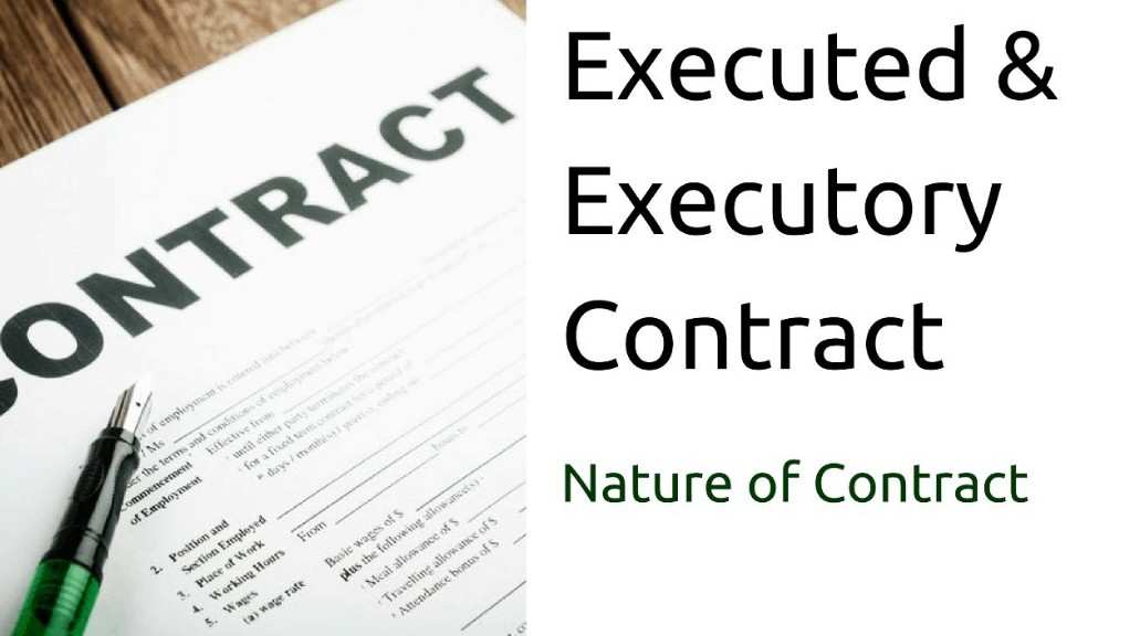 Executory contracts