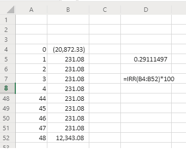Case IFRS 16 Lease car contract
