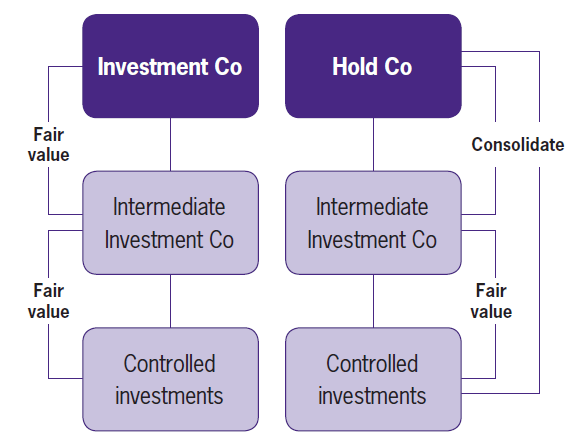 Accounting by investment entities