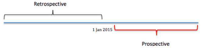 Retrospective or prospective application