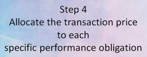 Step 4 Allocate the transaction price