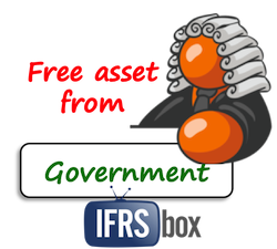 IFRS Free Asset from Government