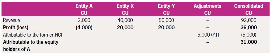 Common control business combinations Consolidated income statement - Common control business combinations