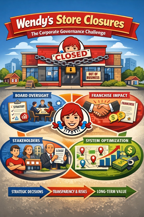 Wendys store closures corporate governance
